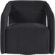 Kendrick Abbington Black Swivel Lounge Chair, Swivel